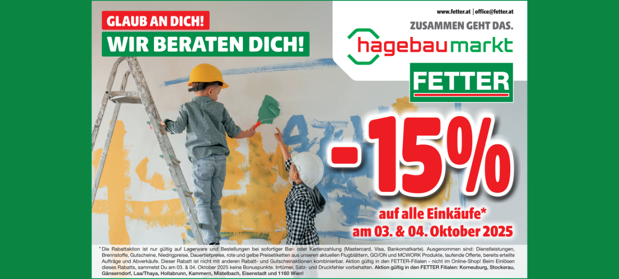 -15% auf alle Einkäufe - Slider Hintergrund