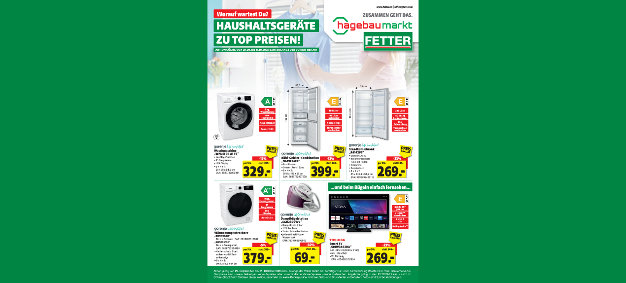 HAUSHALTSGERÄTE ZU TOP PREISEN! - Slider Hintergrund