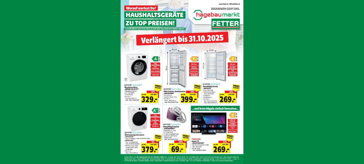 HAUSHALTSGERÄTE ZU TOP PREISEN! - Slider Hintergrund
